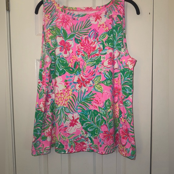 EUC Lilly Pulitzer Renay tank UPF 50+ in Journey to the Jungle - Picture 3 of 7